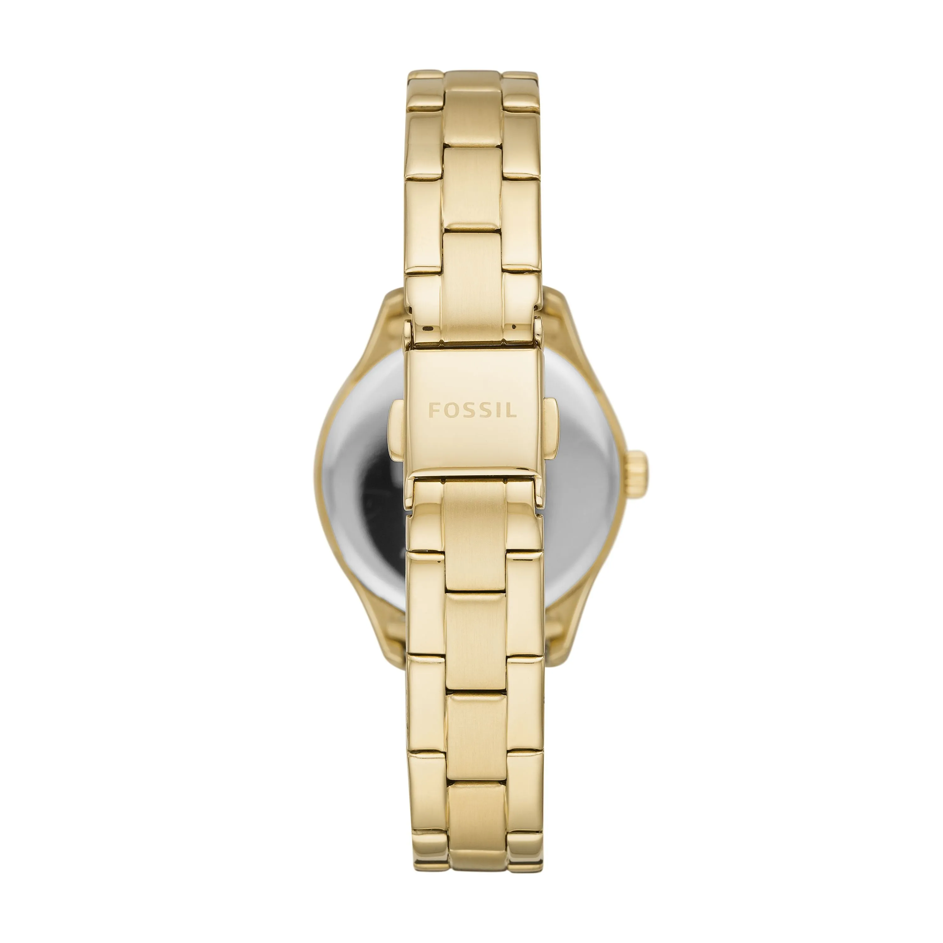 Fossil Women's Rye Three-Hand Date, Gold-Tone Stainless Steel Watch