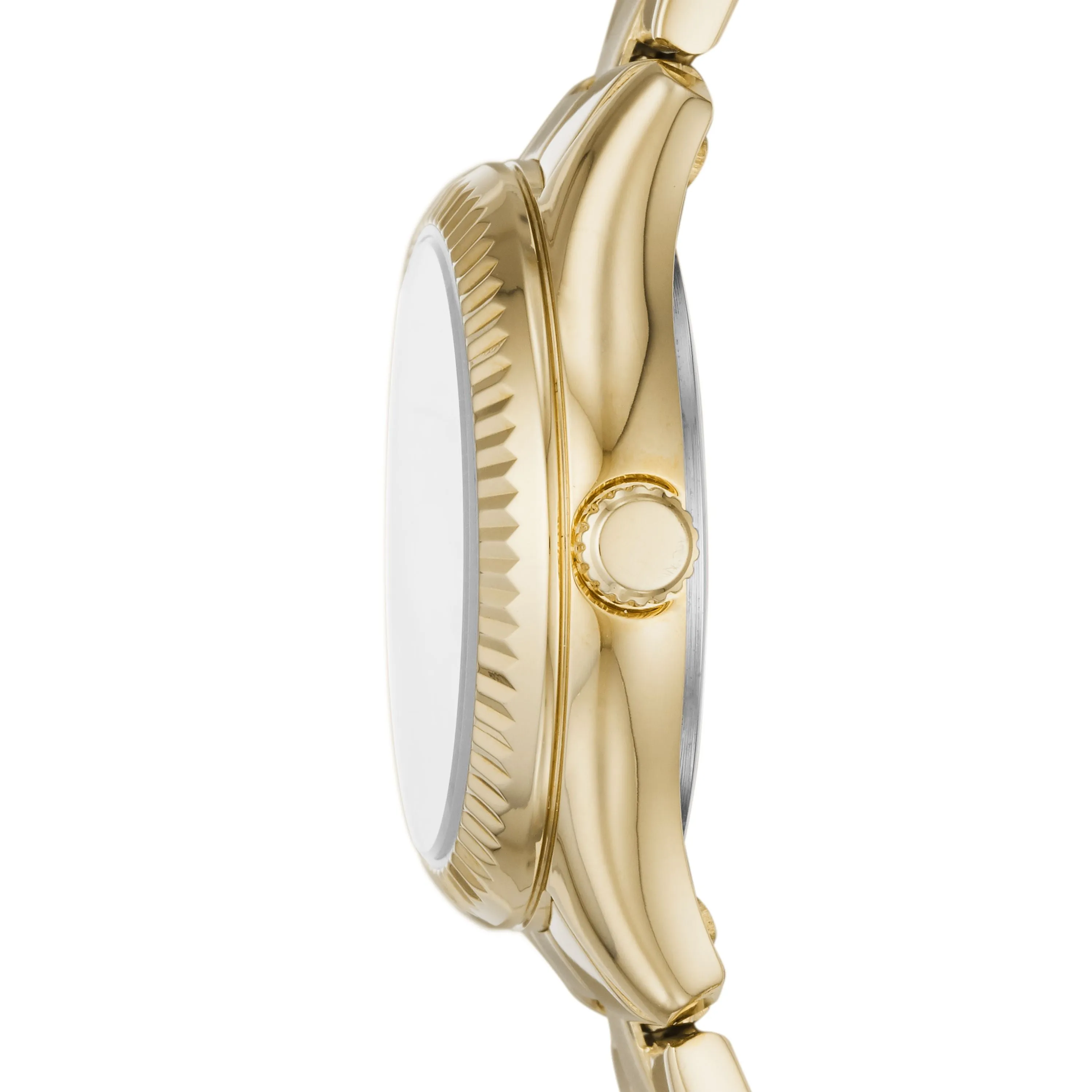 Fossil Women's Rye Three-Hand Date, Gold-Tone Stainless Steel Watch