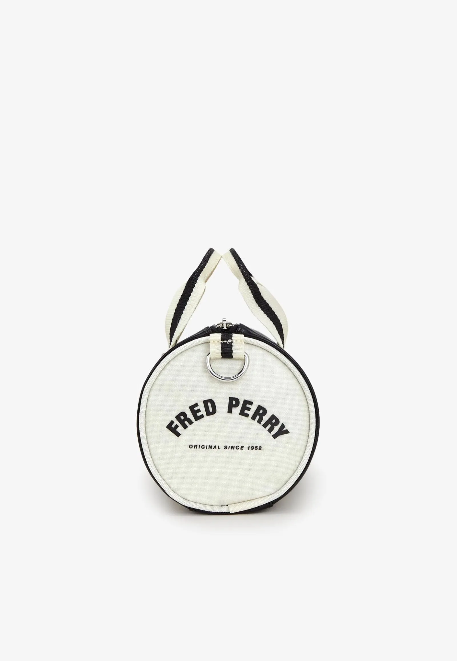 Fred Perry - Classic Mini Barrel Black/Ecru - Dufflebag