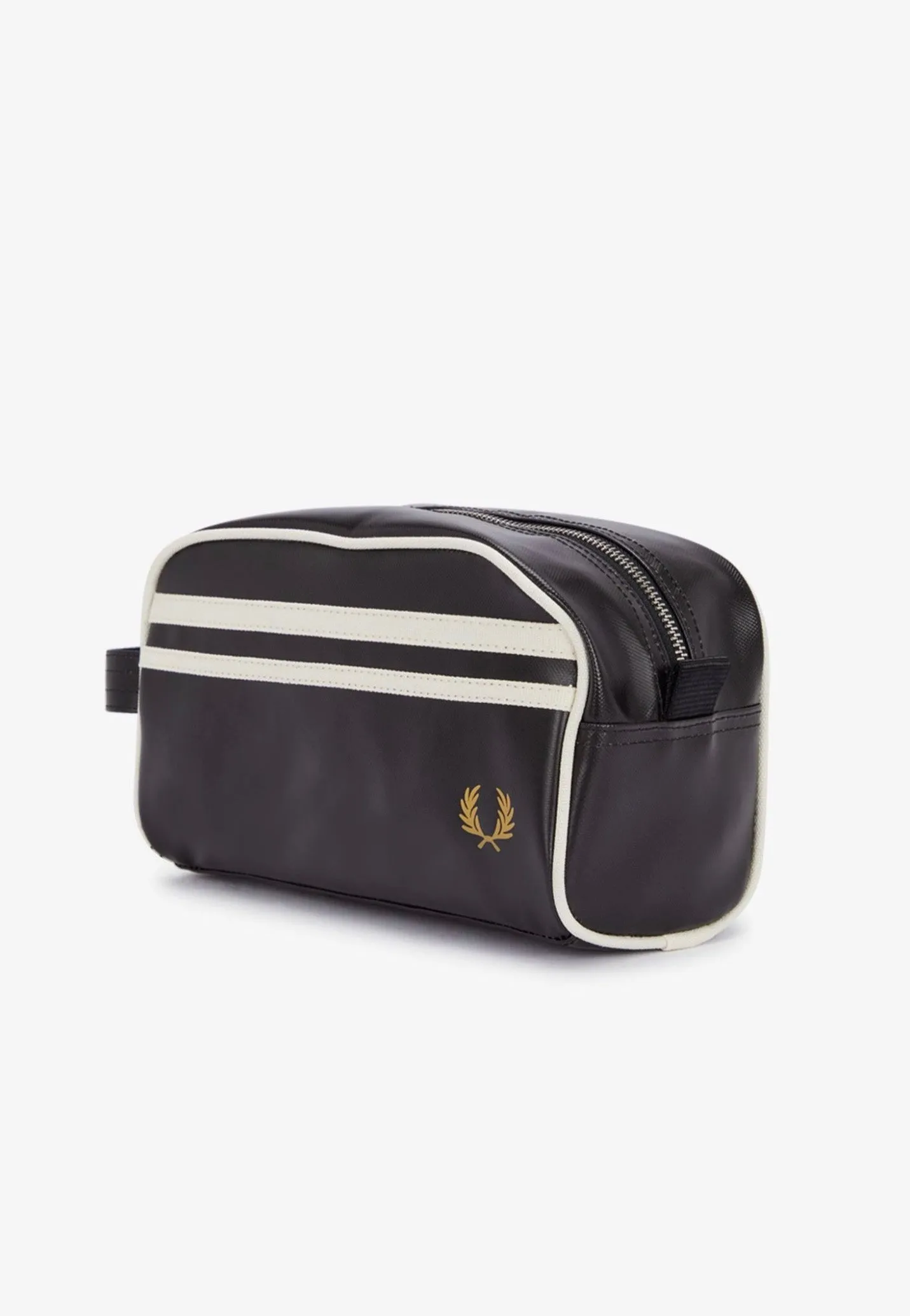 Fred Perry - Coated Polyester Black/Ecru - Washbag