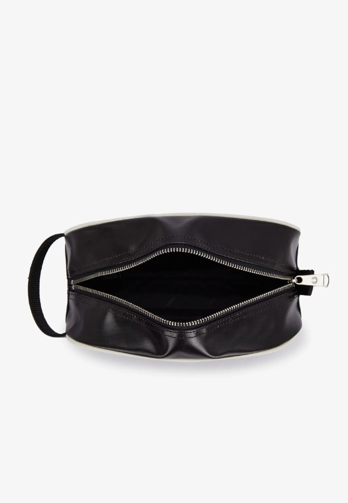 Fred Perry - Coated Polyester Black/Ecru - Washbag