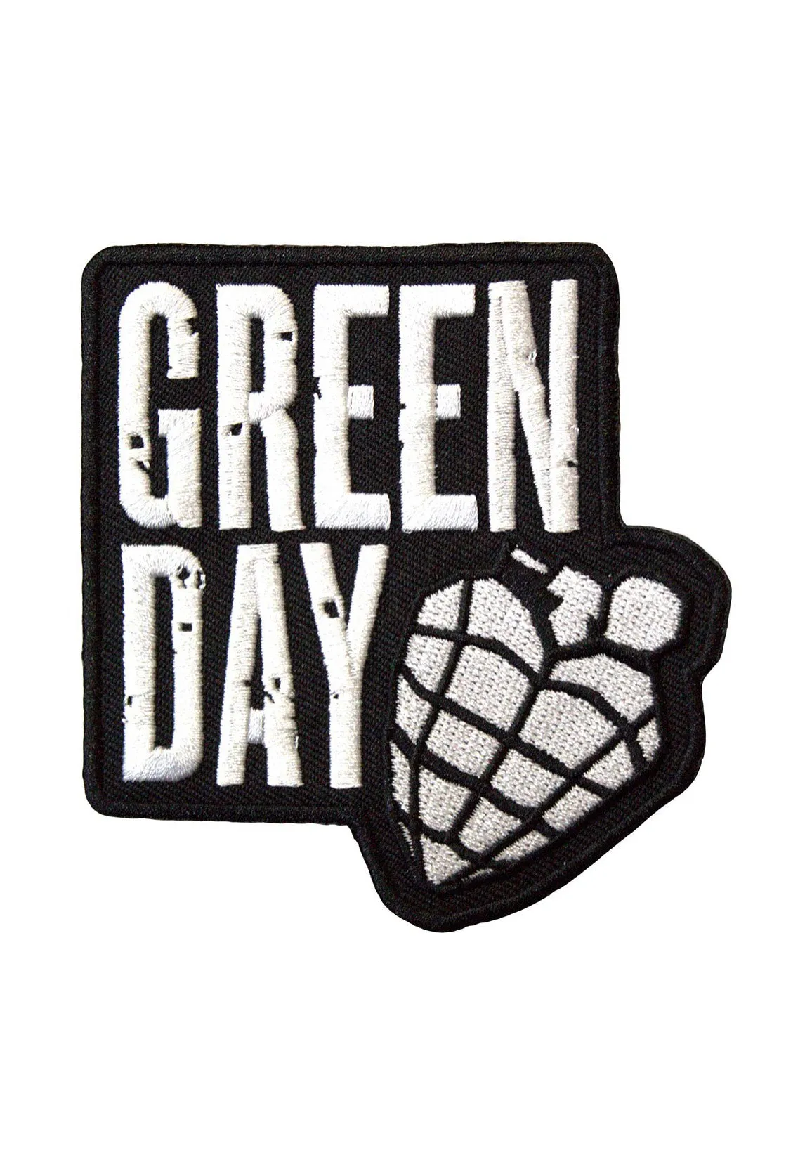 Green Day - Stacked Logo & Grenade - Patch
