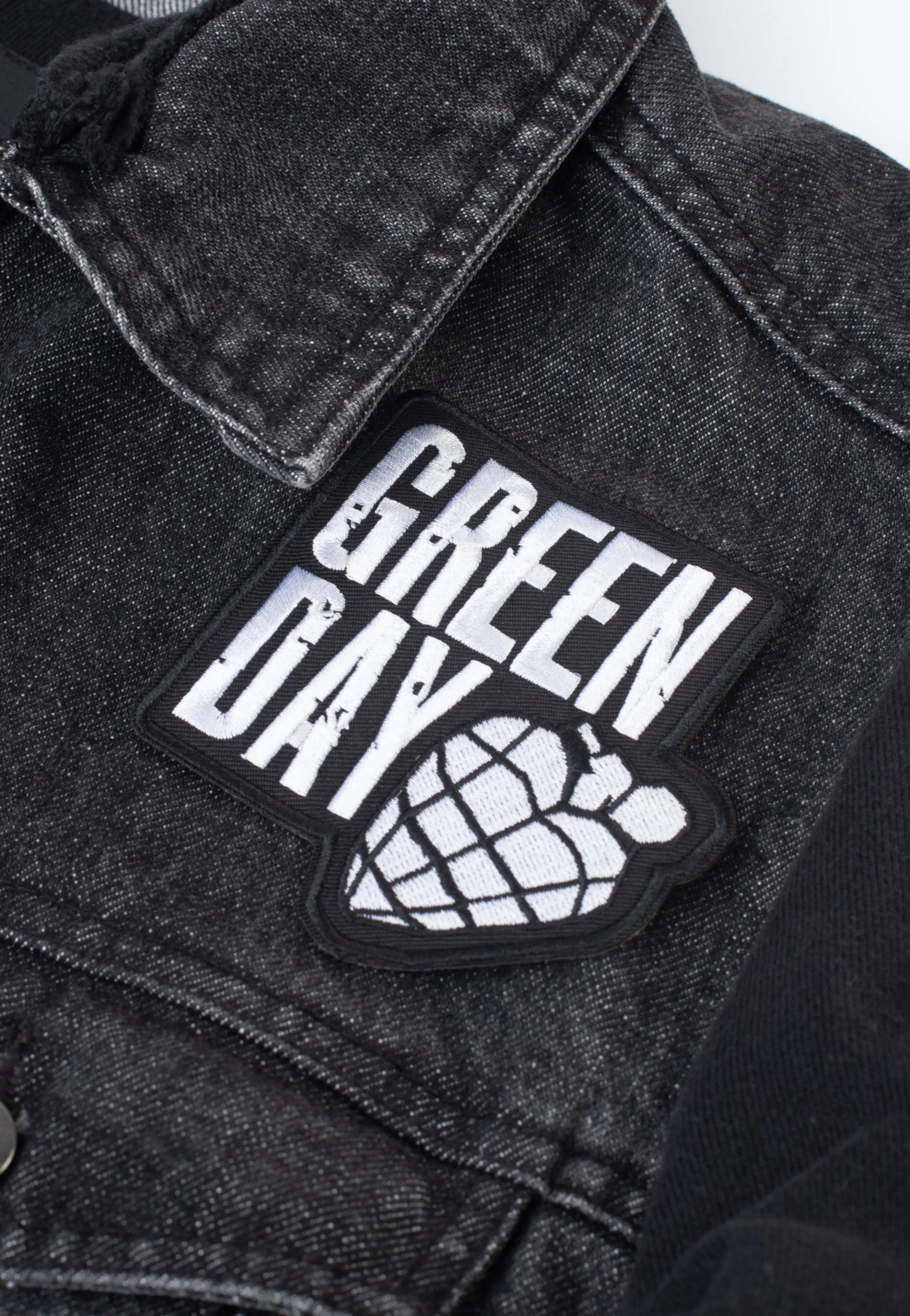 Green Day - Stacked Logo & Grenade - Patch