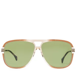 Gucci Sunglasses - Brown Crystal/Gold
