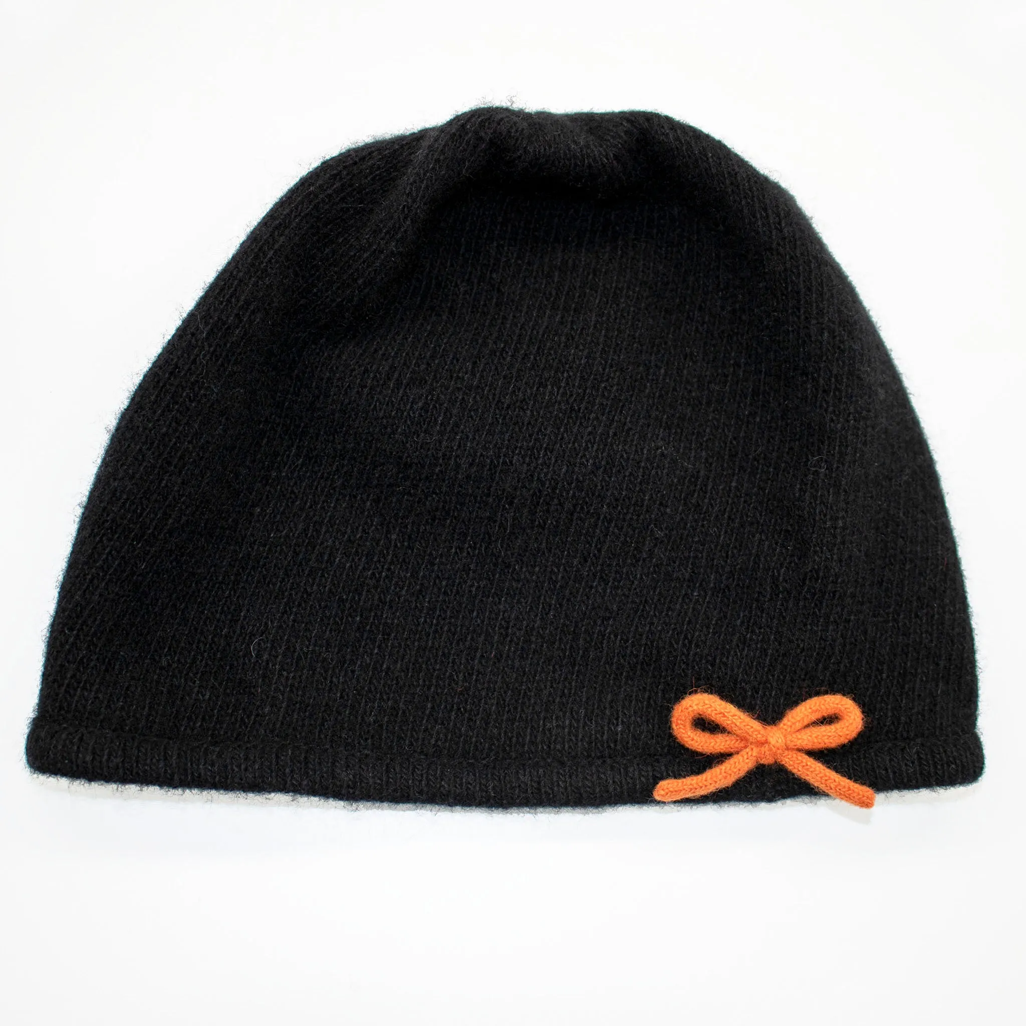 Hat With Contrast Color Bow