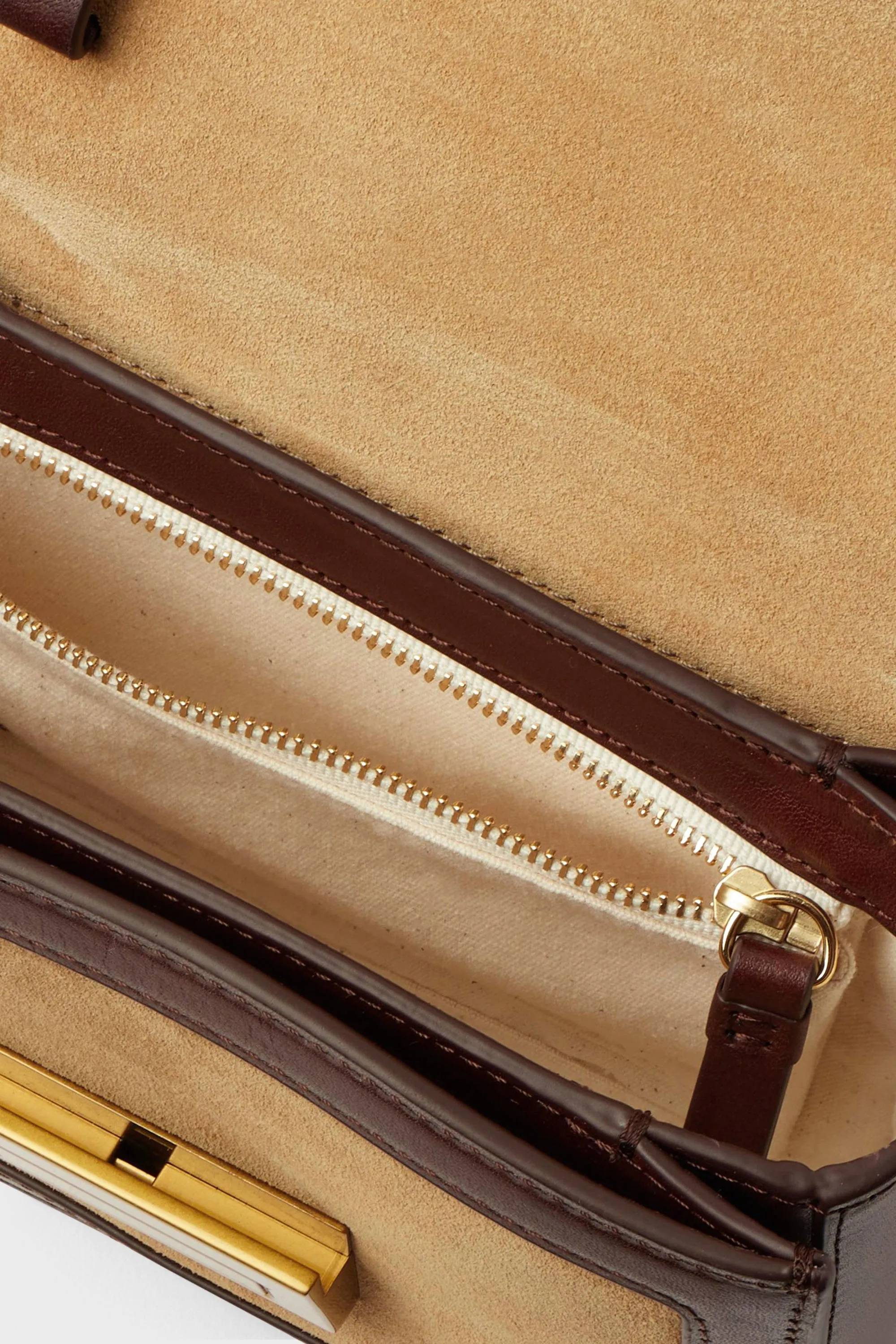 Hazel Suede Desi Bag