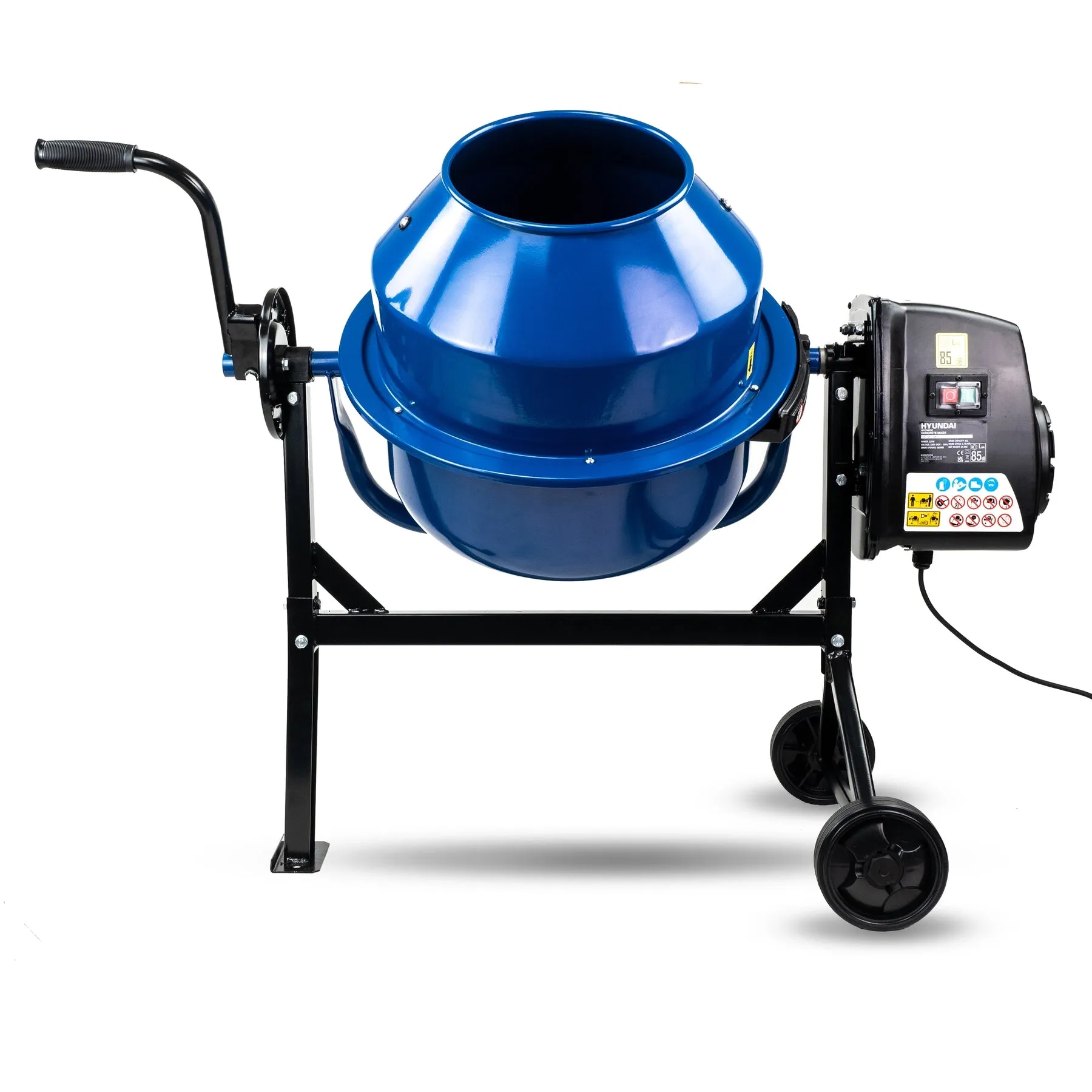 Hyundai HYCM63E Electric Cement/Concrete Mixer 63L