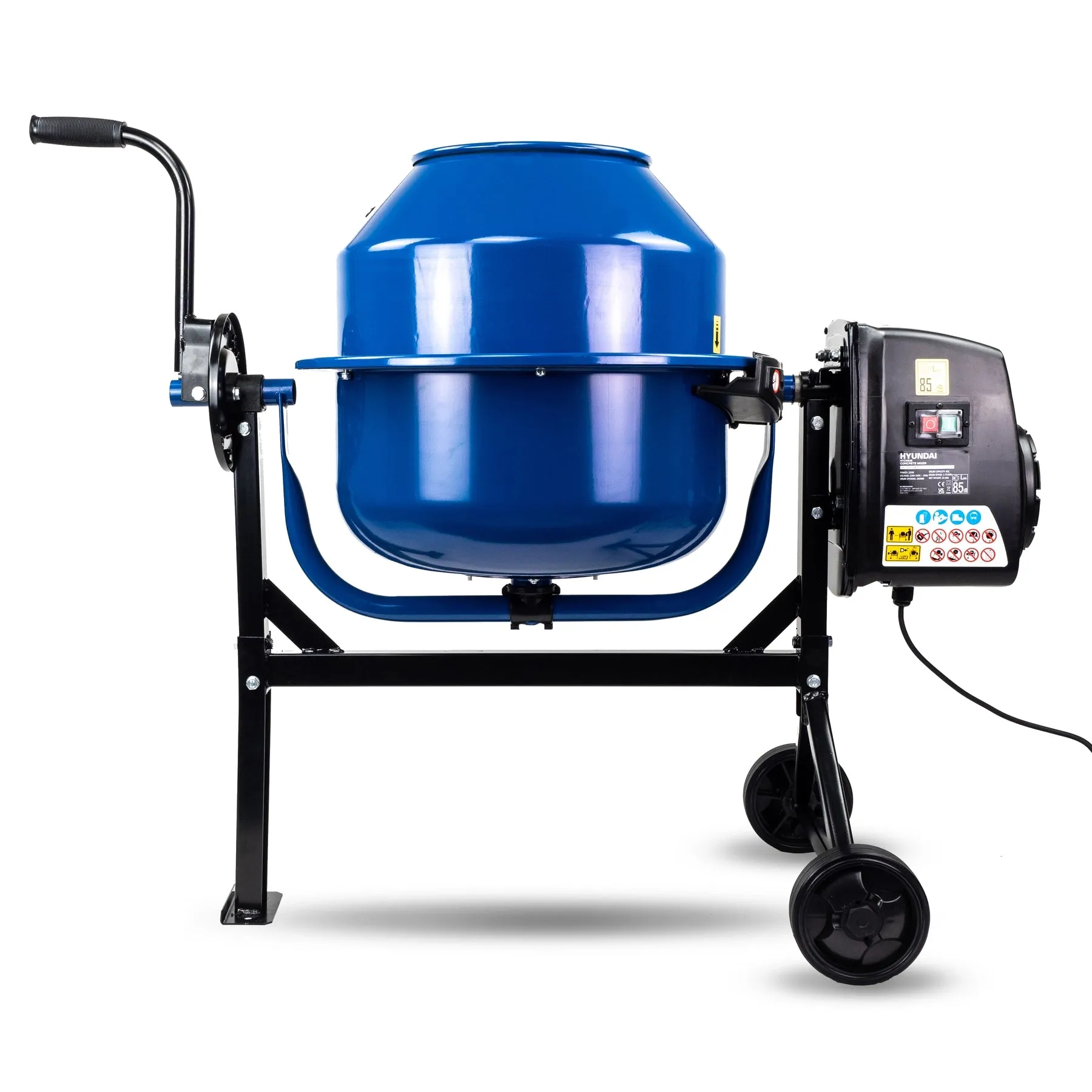 Hyundai HYCM63E Electric Cement/Concrete Mixer 63L