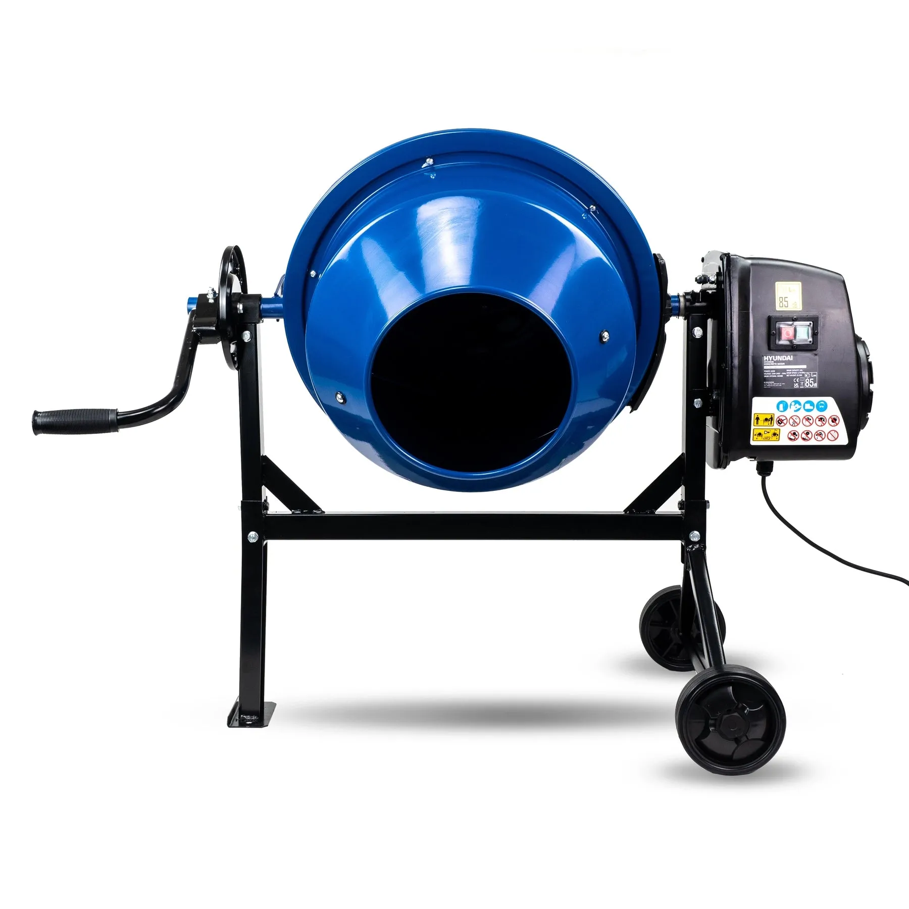Hyundai HYCM63E Electric Cement/Concrete Mixer 63L