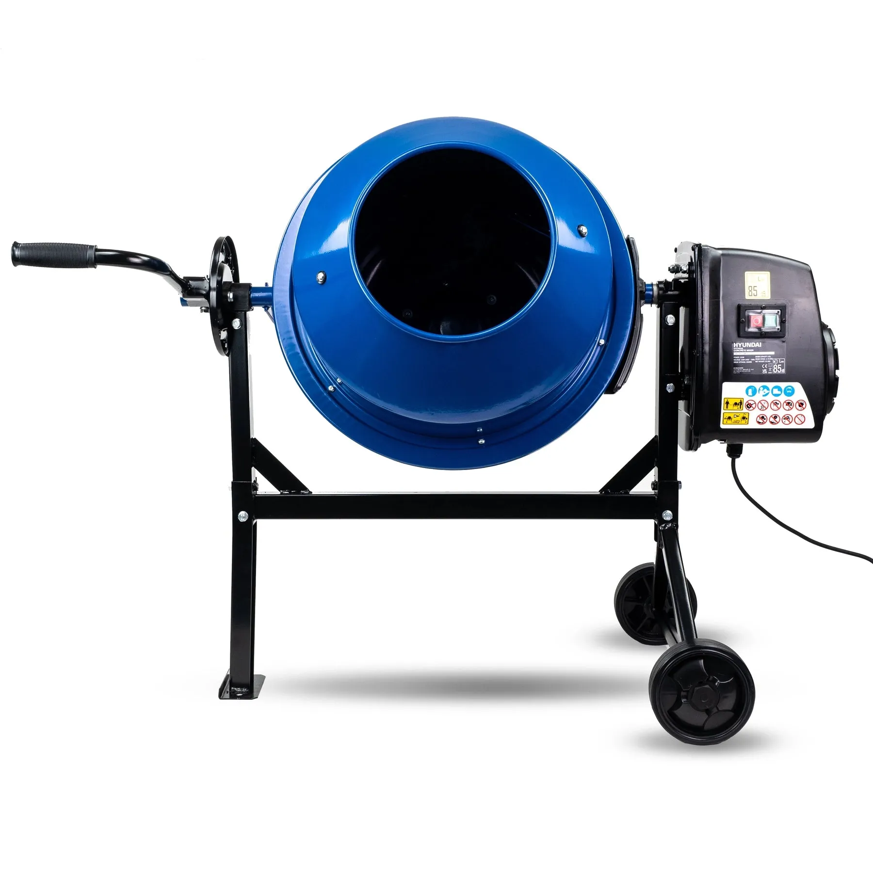 Hyundai HYCM63E Electric Cement/Concrete Mixer 63L