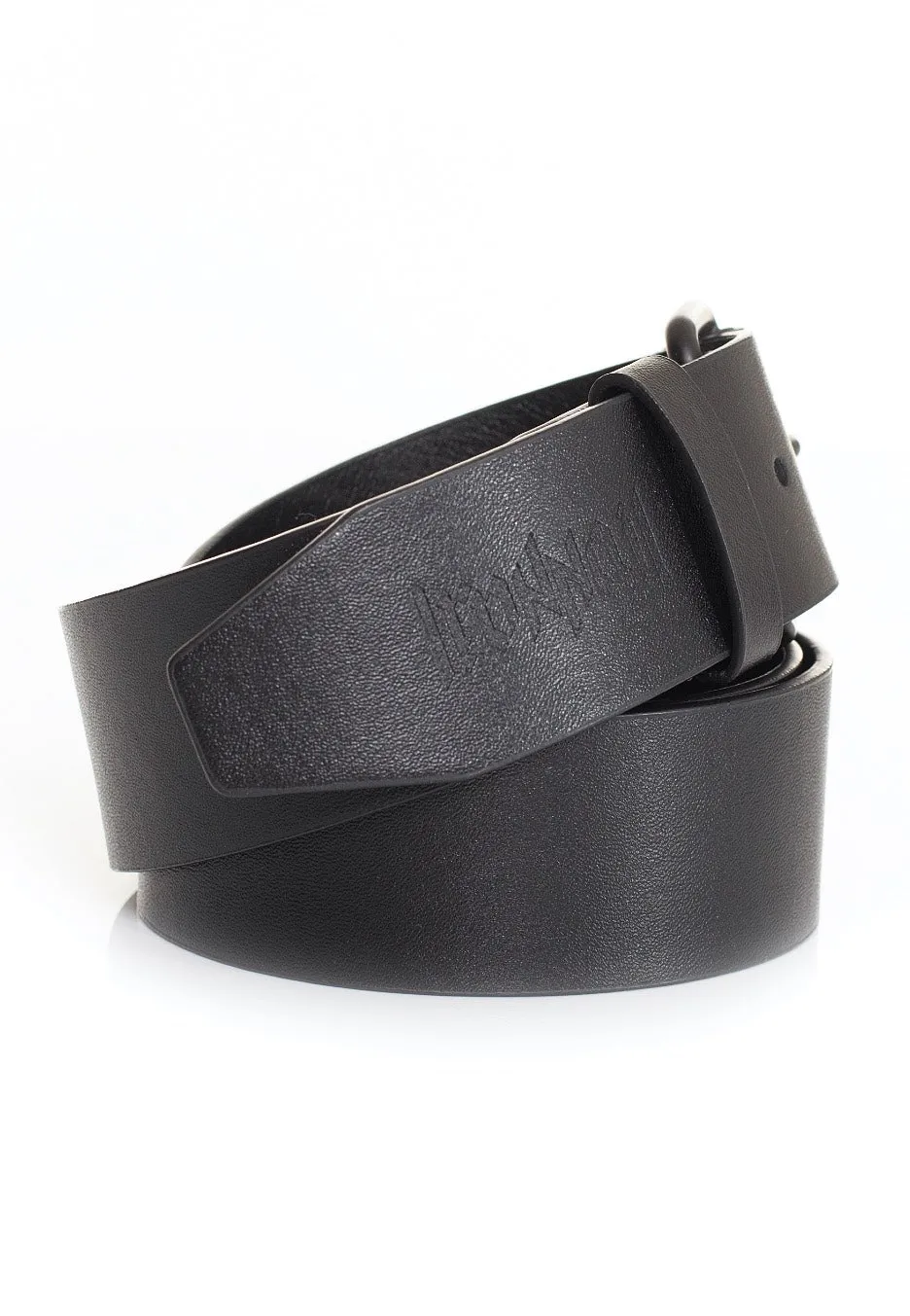 Ironnail - Stripe wWith Fat Loop Black - Belt