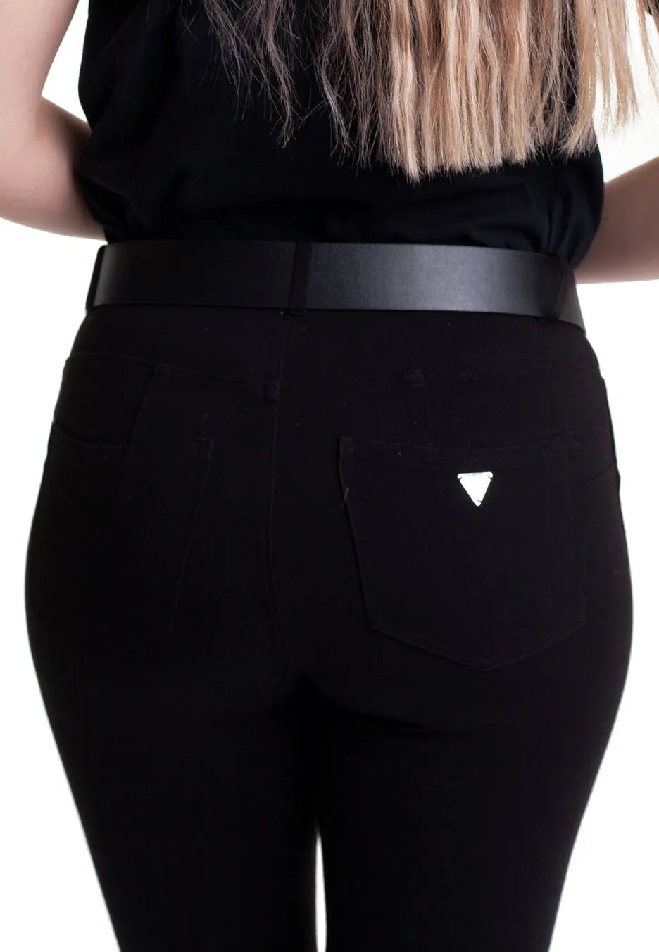 Ironnail - Stripe wWith Fat Loop Black - Belt