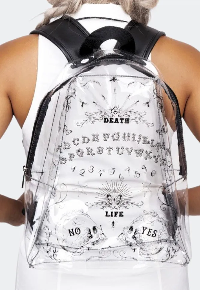 Jawbreaker - Gothic Skull Clear Mini Black - Backpack