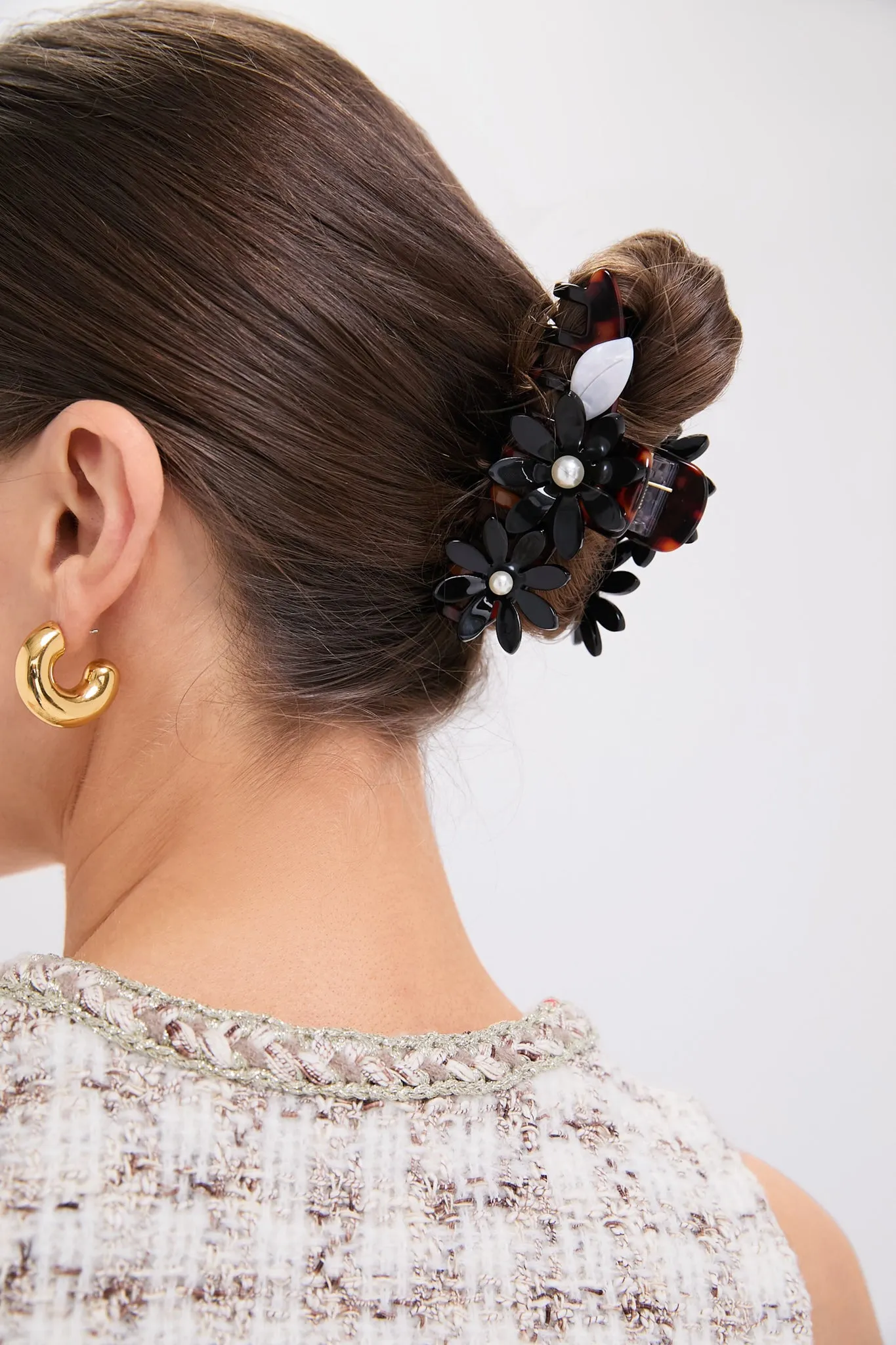 Jet Petunia Claw Clip