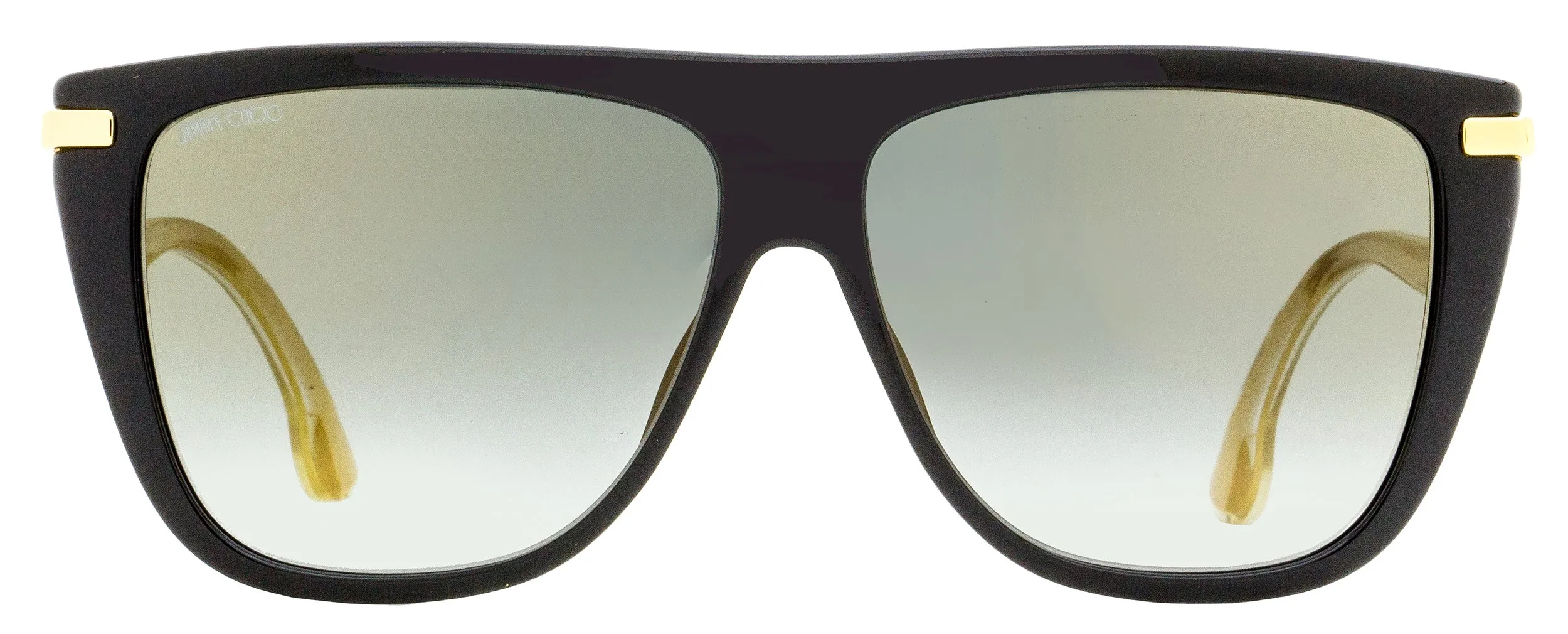 Jimmy Choo Women's Browline Sunglasses Suvi/S 807FQ Black/Gold 58mm