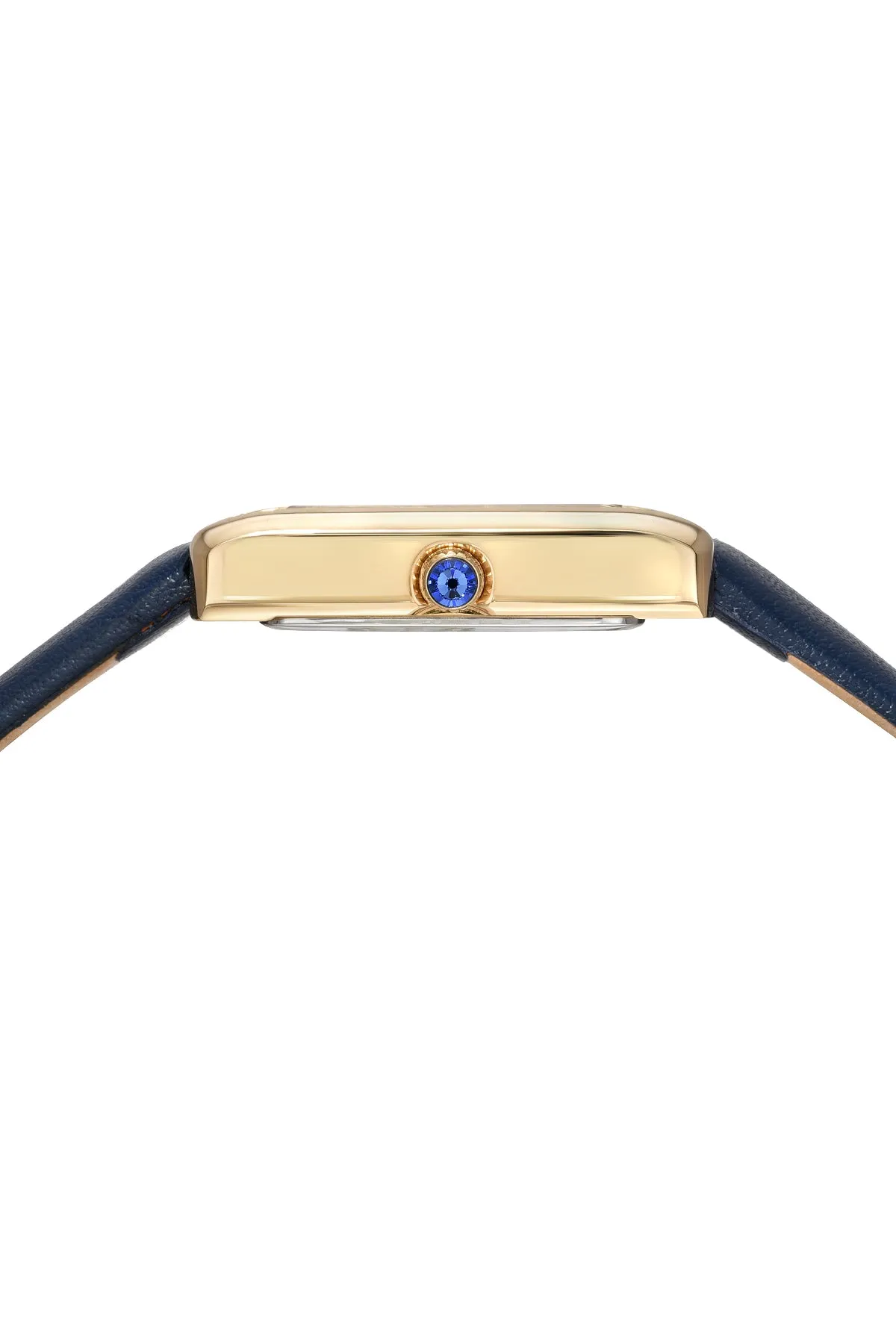 Karolina Women's Diamond Watch with Blue Leather Band