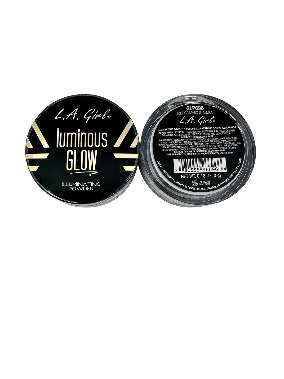 L.A. Girl Luminous Glow Illuminating Powder Holographic Stardust 0.18 OZ DUO