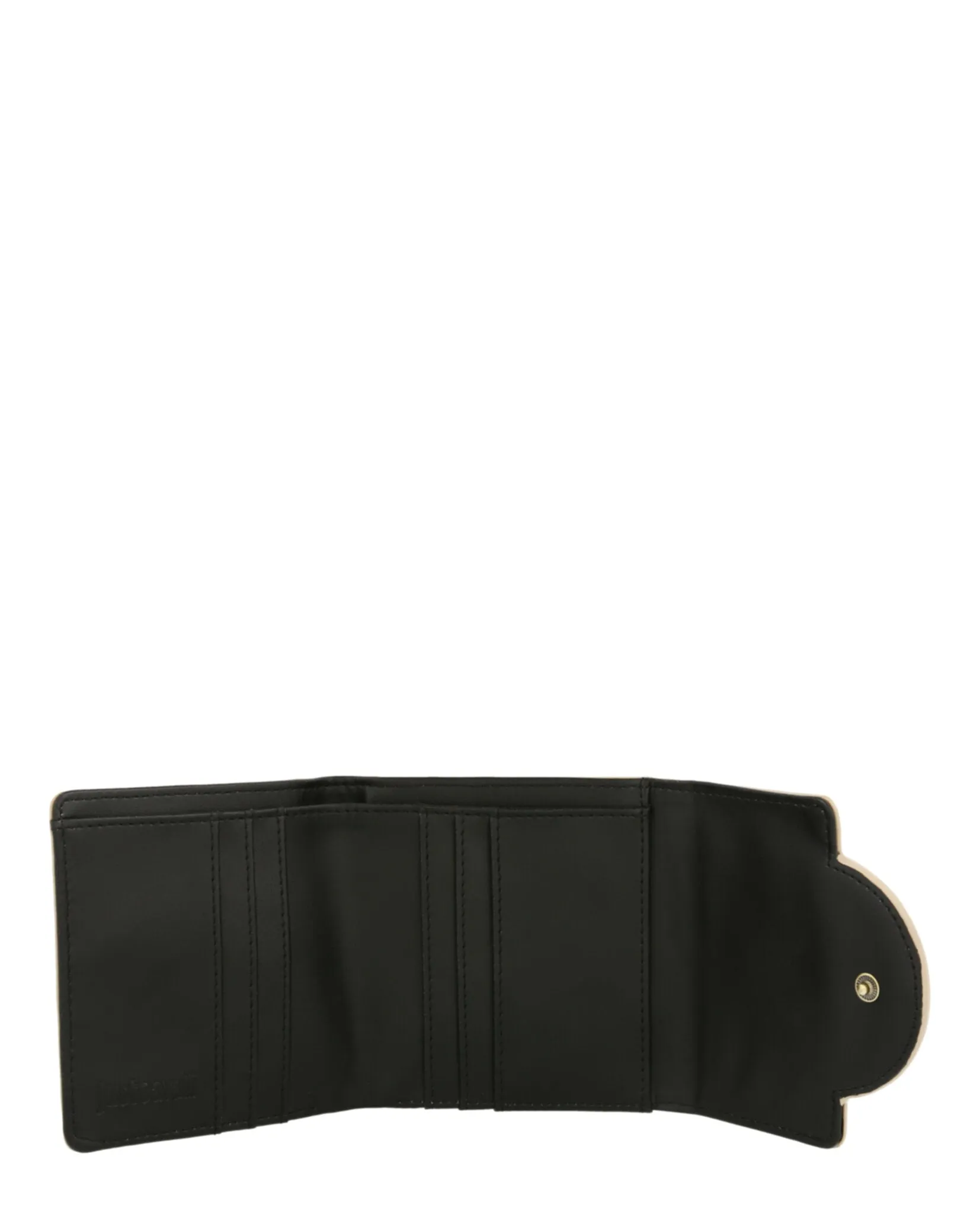 Logo Plaque Compact Wallet