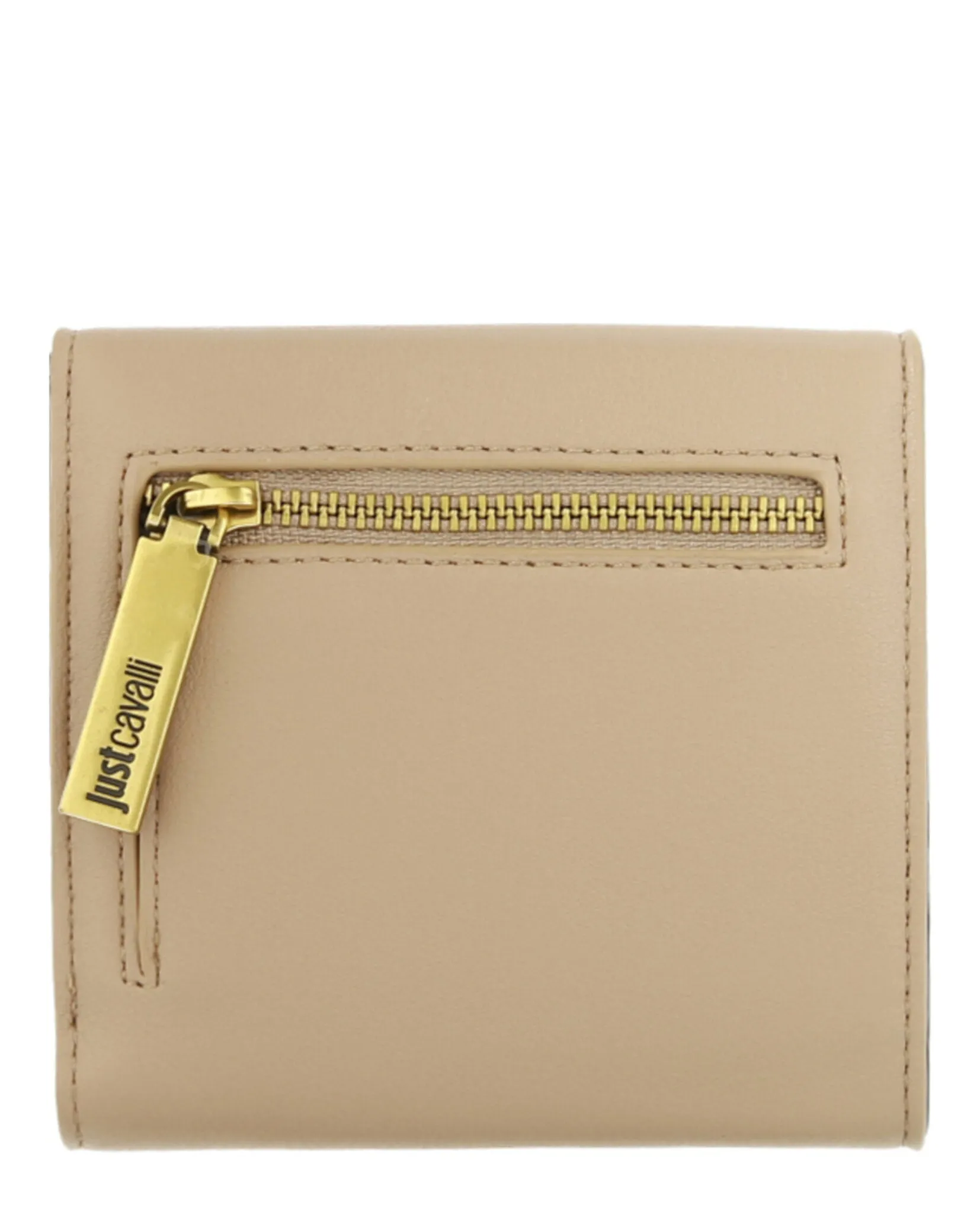 Logo Plaque Compact Wallet
