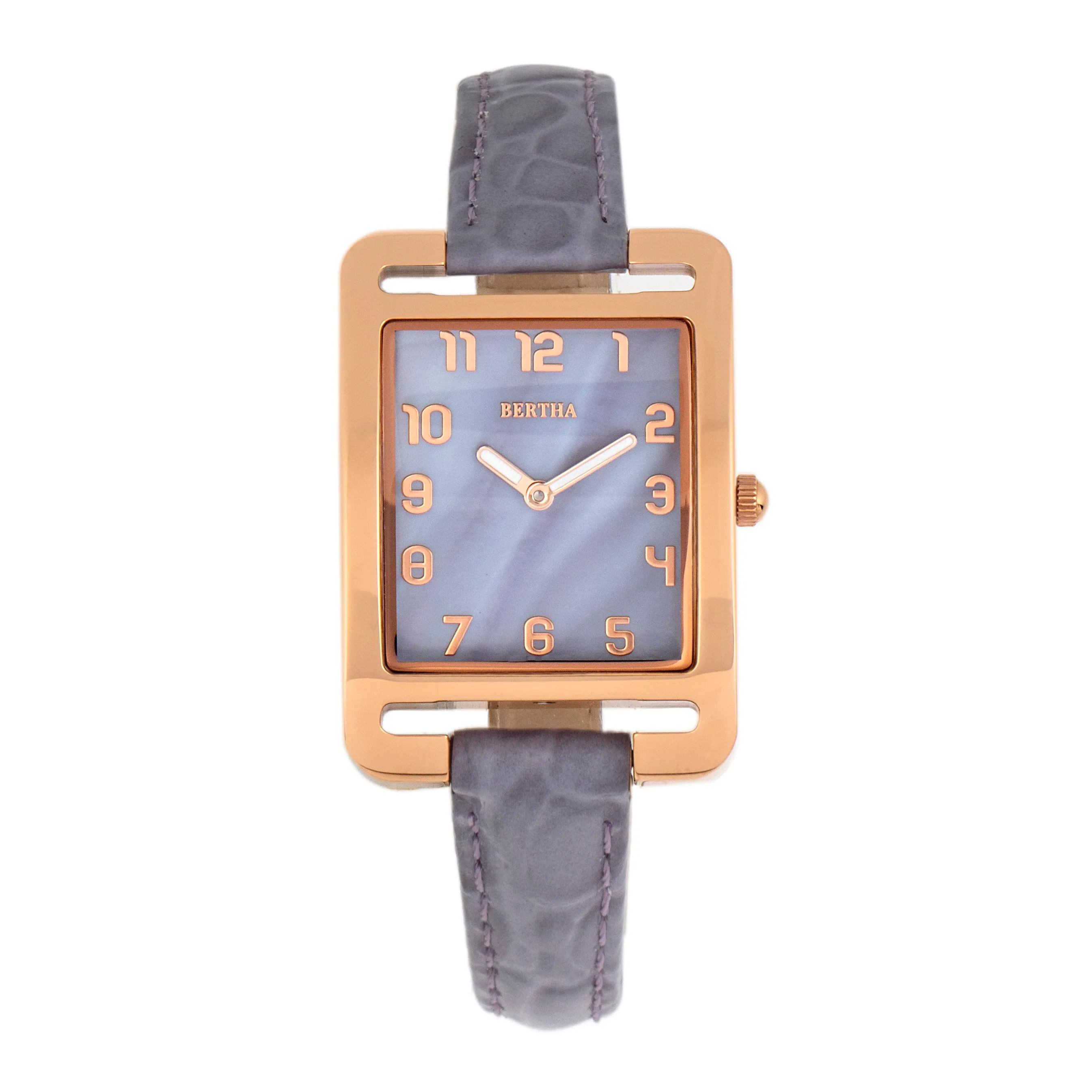 Marisol Swiss MOP Leather-Band Watch