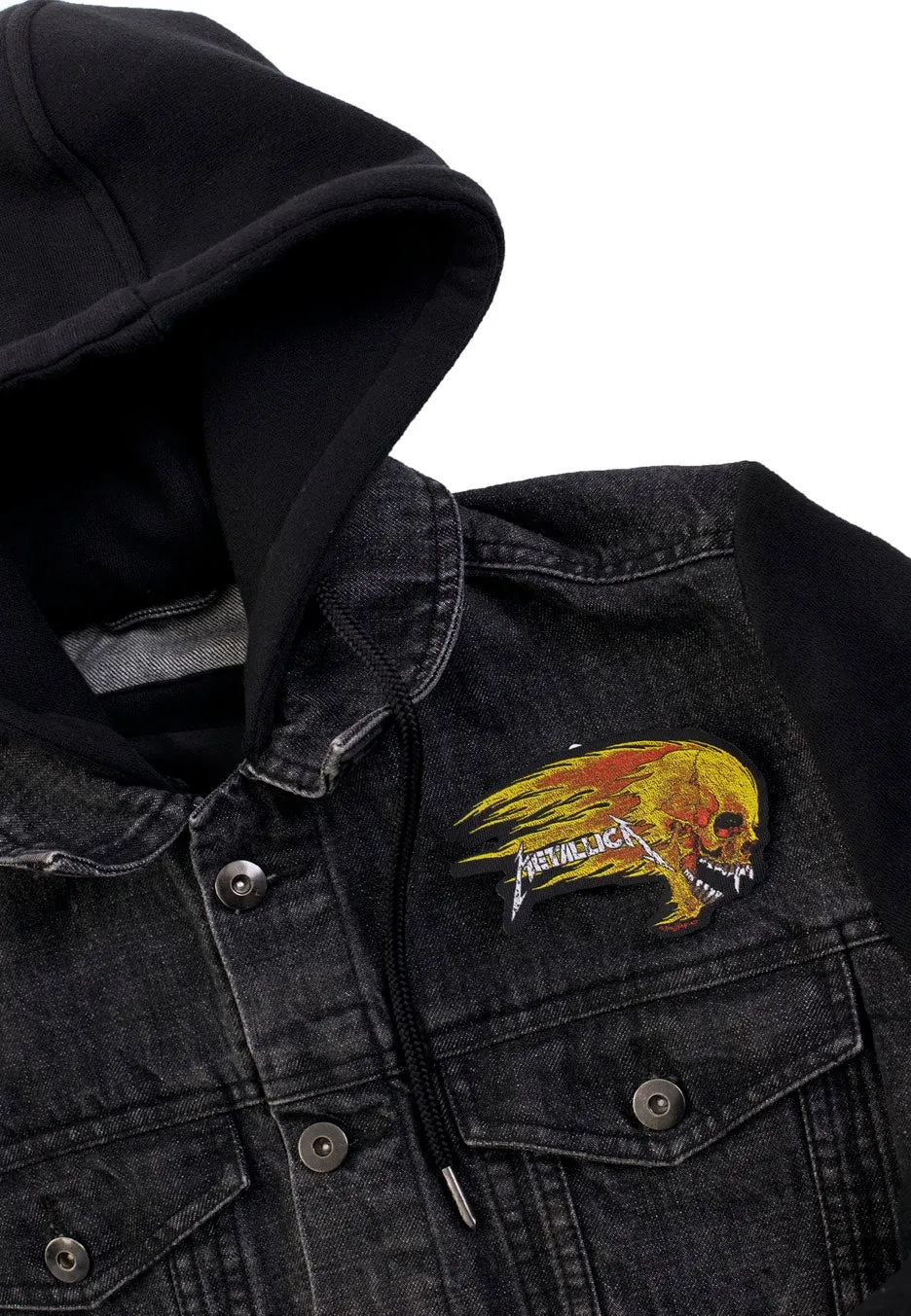 Metallica - Flaming Skull Cut Out - Patch