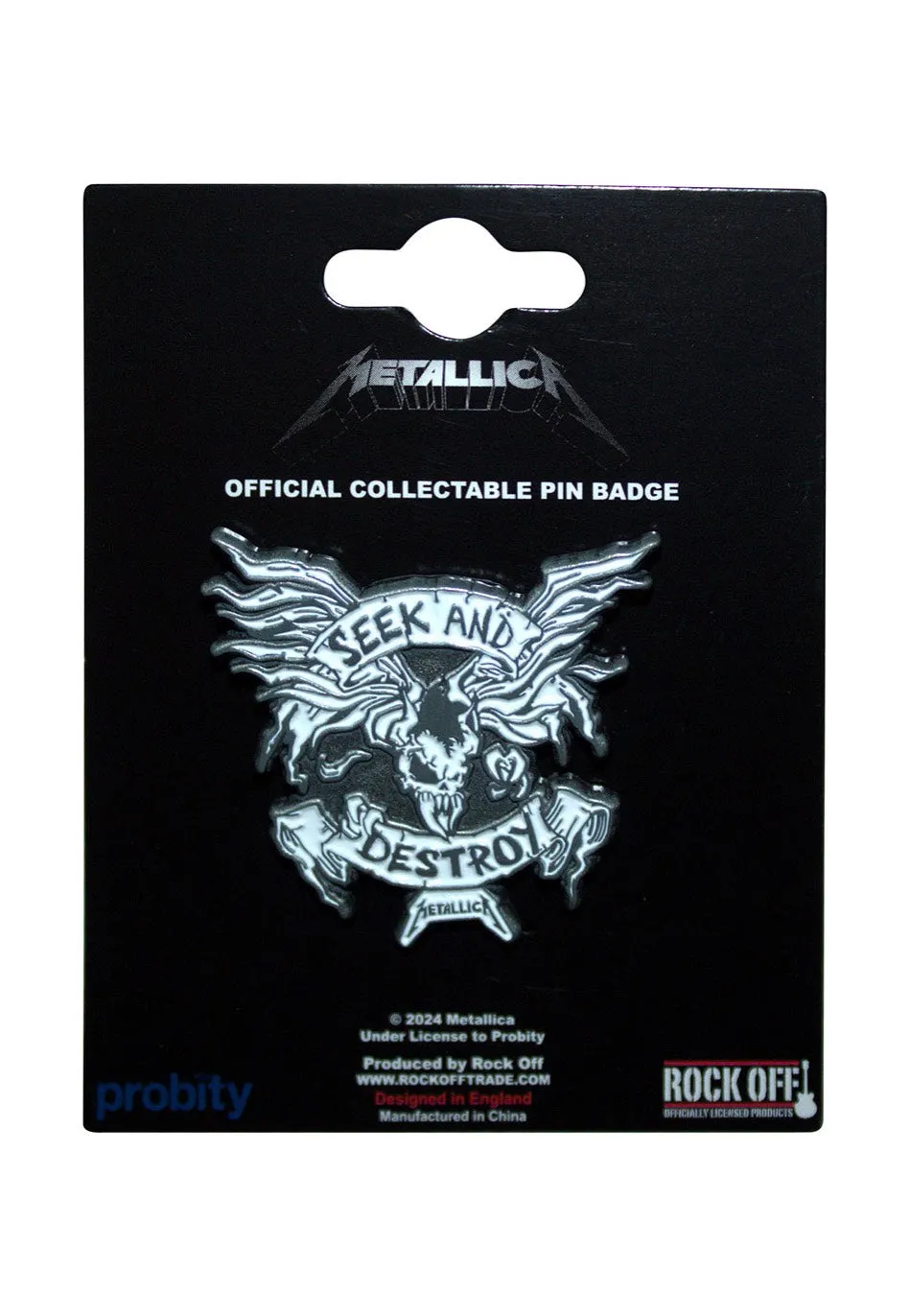 Metallica - Seek & Destroy - Pin