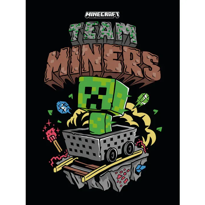Minecraft (Team Miners) 60X80 Canvas
