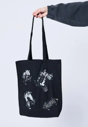 Minga London - Gothic Romance Black - Tote Bag