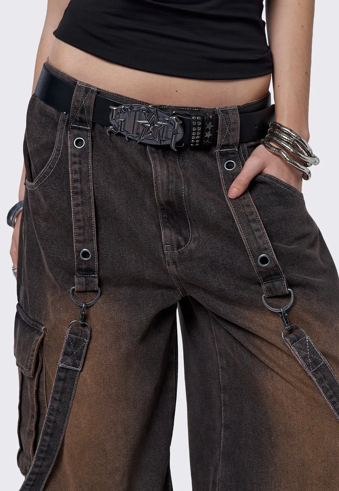 Minga London - Superstar Buckle Belt Black - Belt