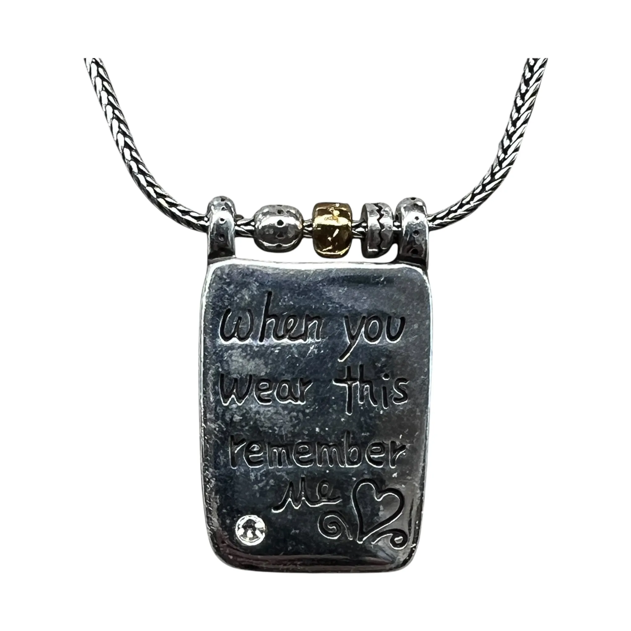 NECKLACE CHARM by BRIGHTON In SILVER