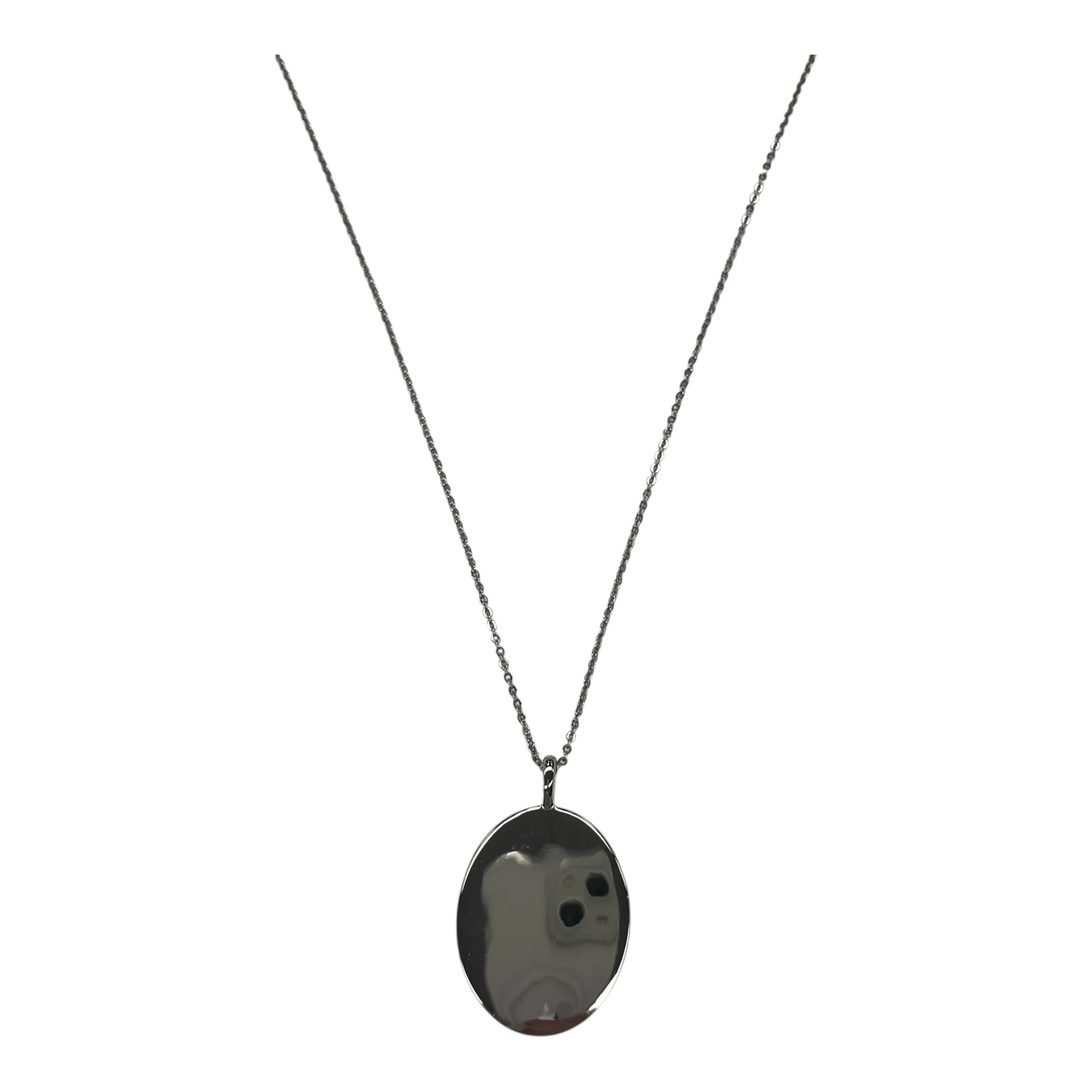 Necklace Charm By Loft In Silver