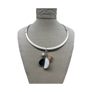 NECKLACE CHOKER & COLLAR by WHITE HOUSE BLACK MARKET In SILVER