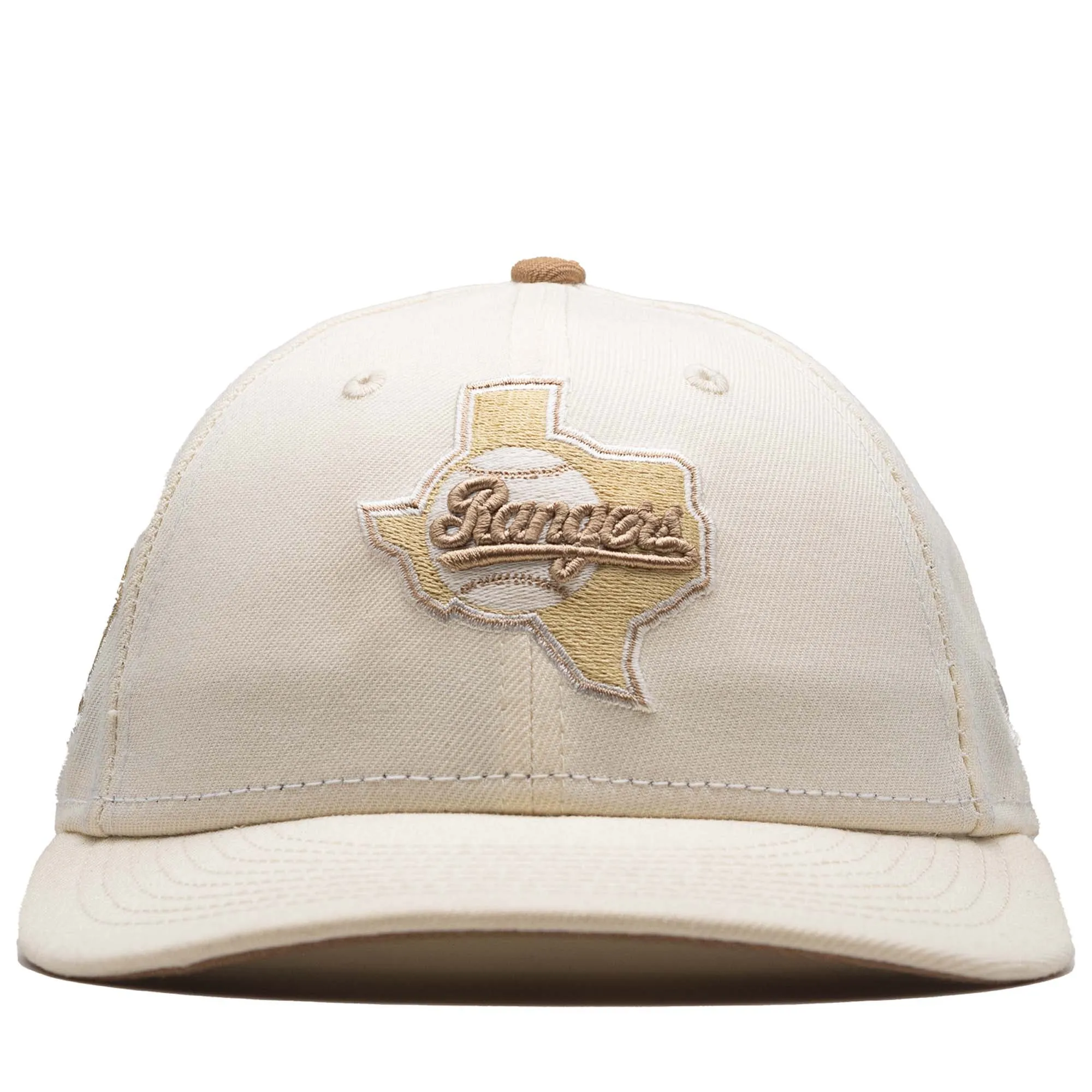 New Era x Politics Texas Rangers Low Pro 59FIFTY Fitted Hat - Chrome/Khaki