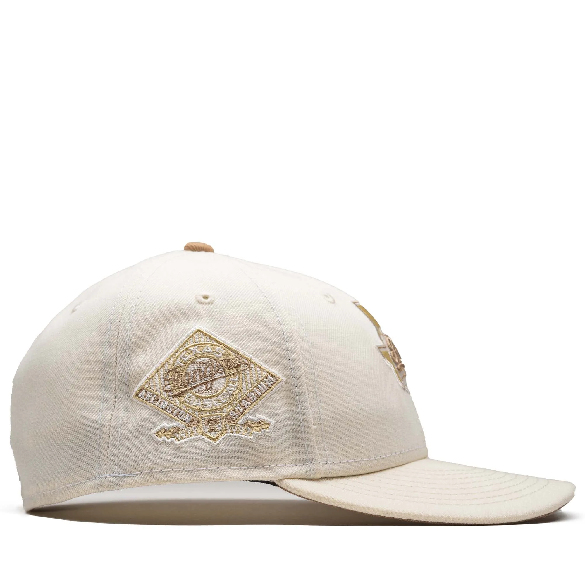 New Era x Politics Texas Rangers Low Pro 59FIFTY Fitted Hat - Chrome/Khaki
