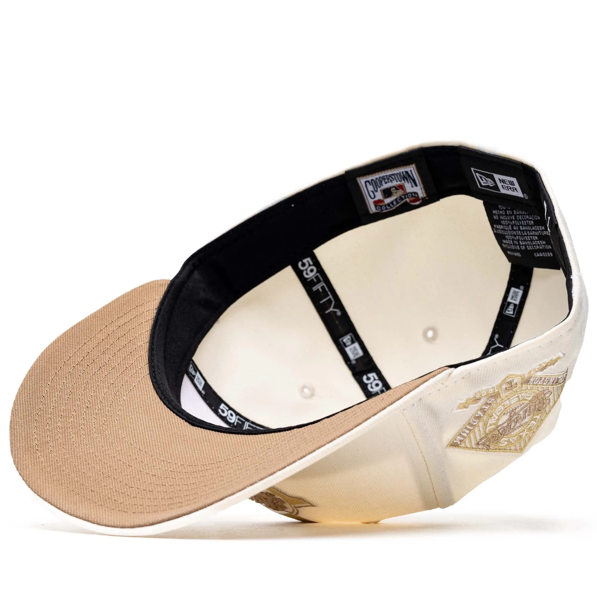 New Era x Politics Texas Rangers Low Pro 59FIFTY Fitted Hat - Chrome/Khaki