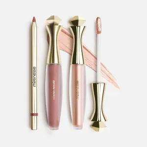 Nude All Day Lip Kit Matte   Gloss- 3pce