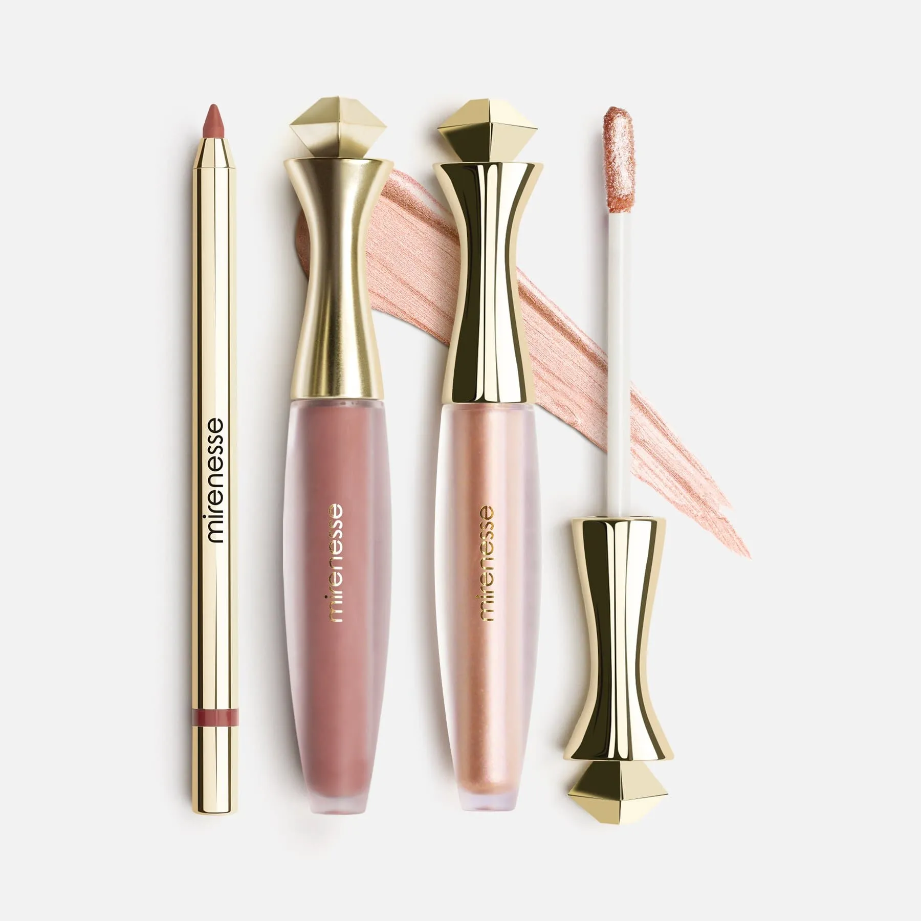 Nude All Day Lip Kit Matte   Gloss- 3pce