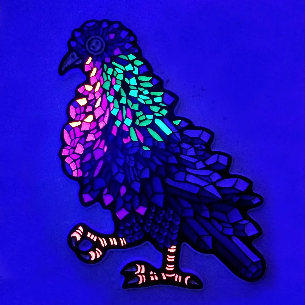 OG Crystal Pigeon Painting