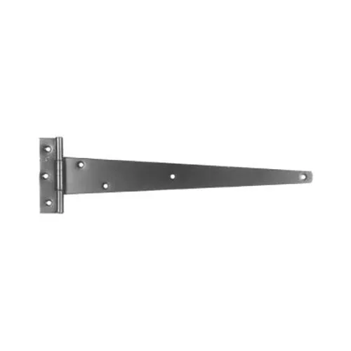 Perry Light Tee Hinges Black 200mm 8" 2-Pack