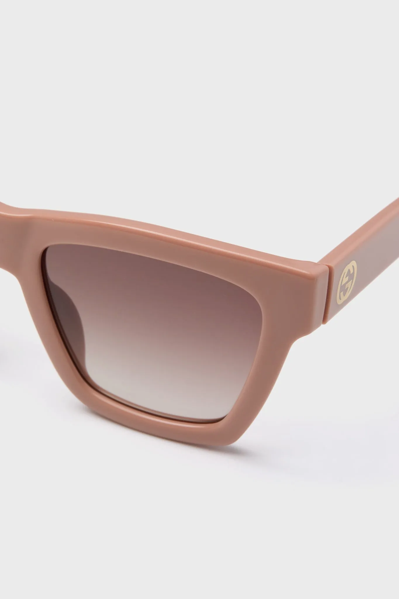 Pink Square Frame Sunglasses