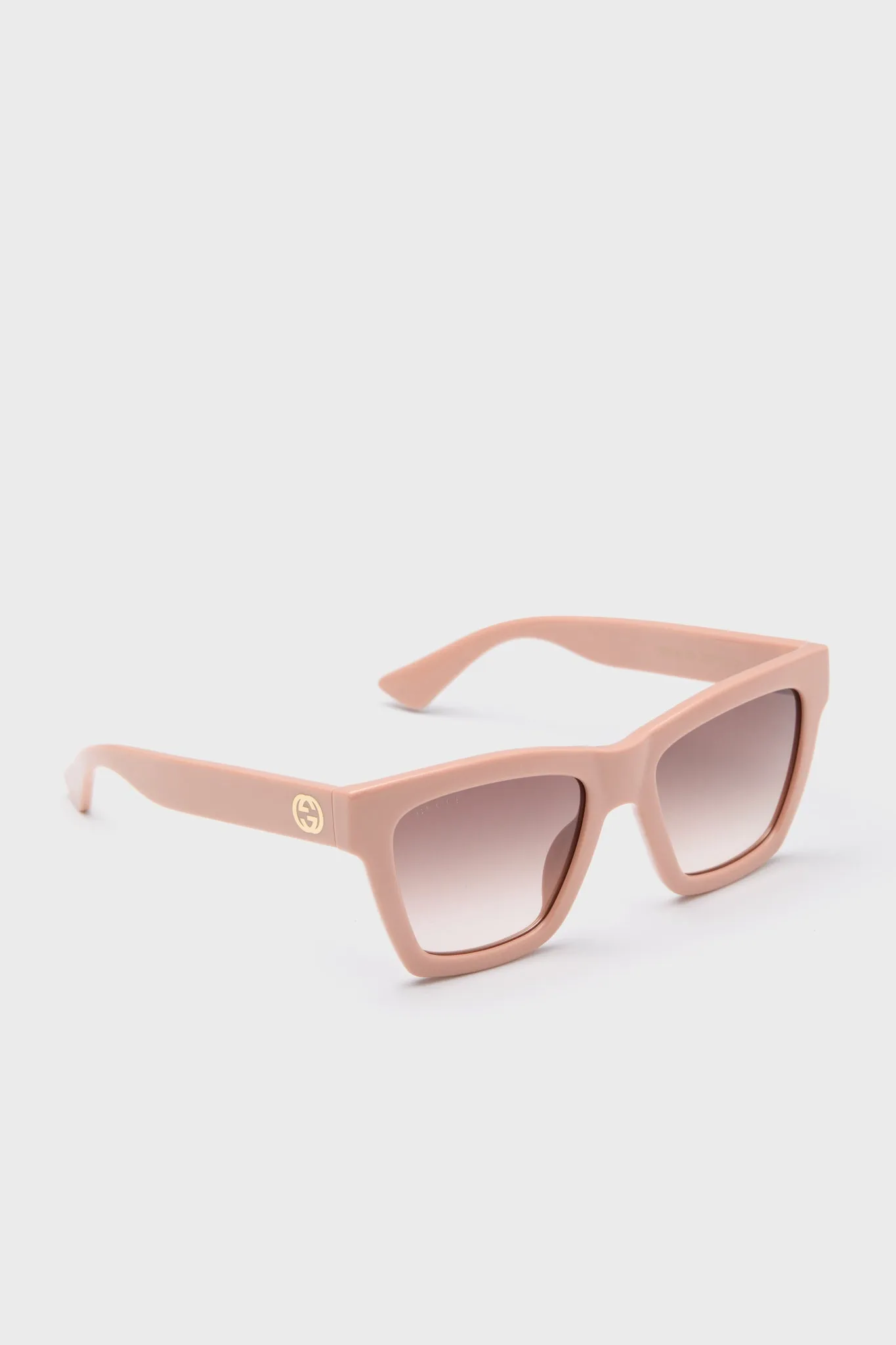 Pink Square Frame Sunglasses