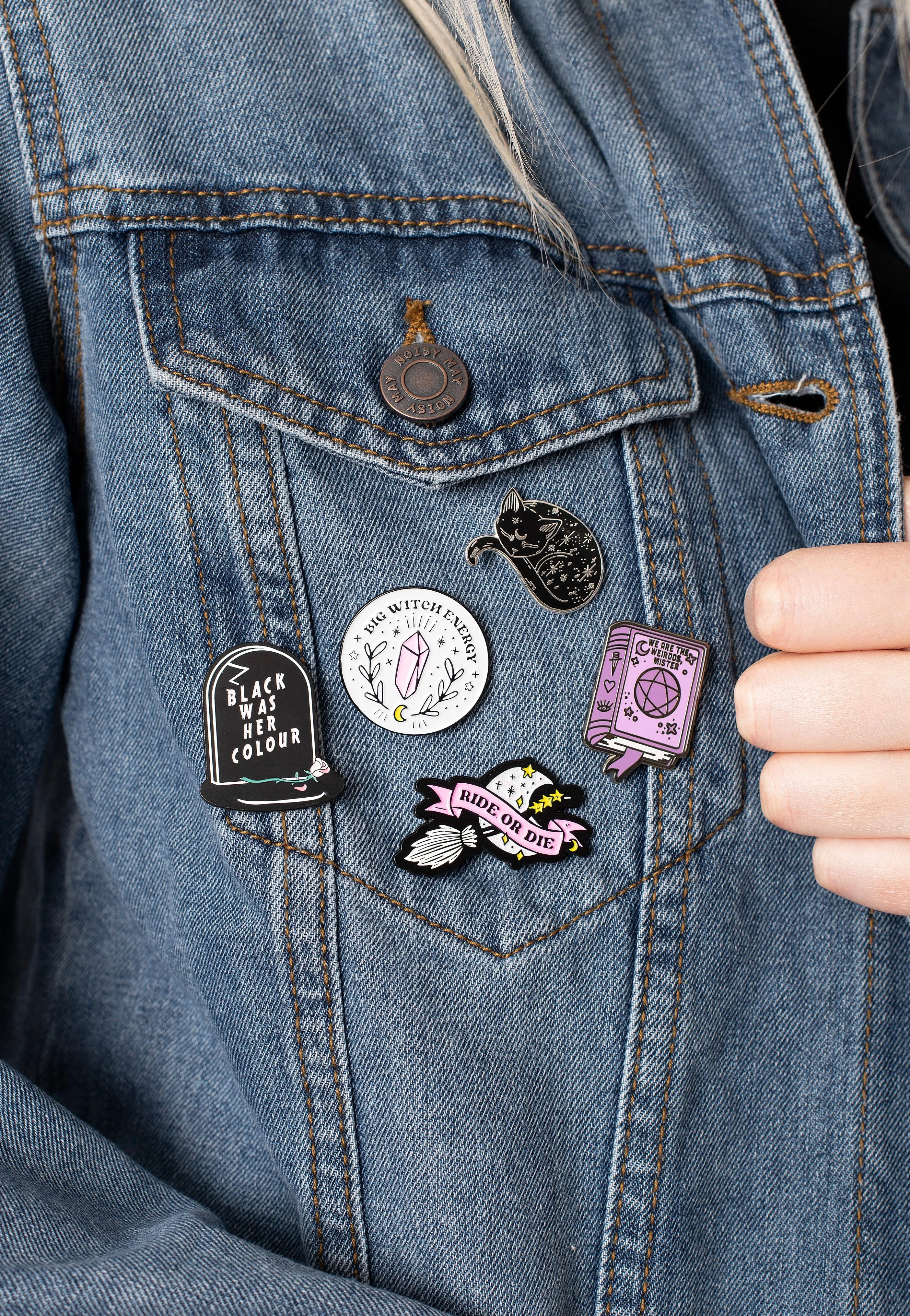 Punky Pins - Black Was Her Colour - Pin