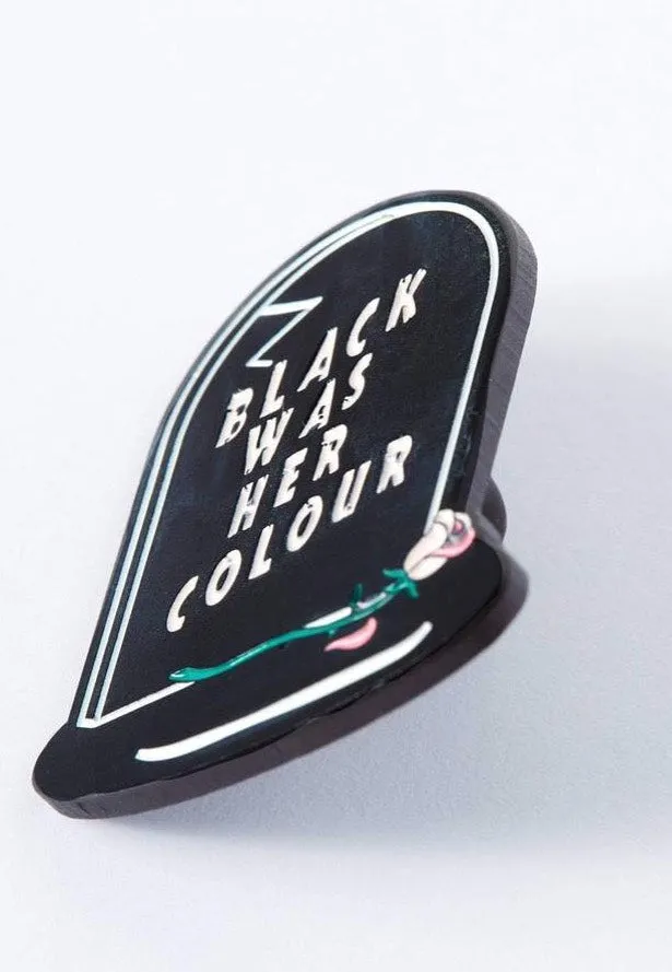 Punky Pins - Black Was Her Colour - Pin
