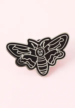 Punky Pins - Death Head Moth Enamel - Pin