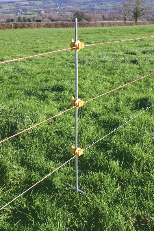 Rappa Electric Fencing Steel Stake Post 80cm   Spike (100cm Overall)