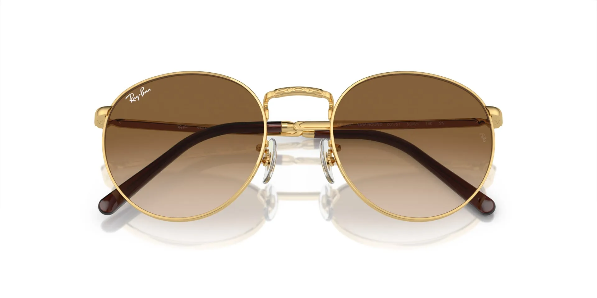 Ray-Ban New Round RB 3637 001/51 - As Seen On Emma Stone