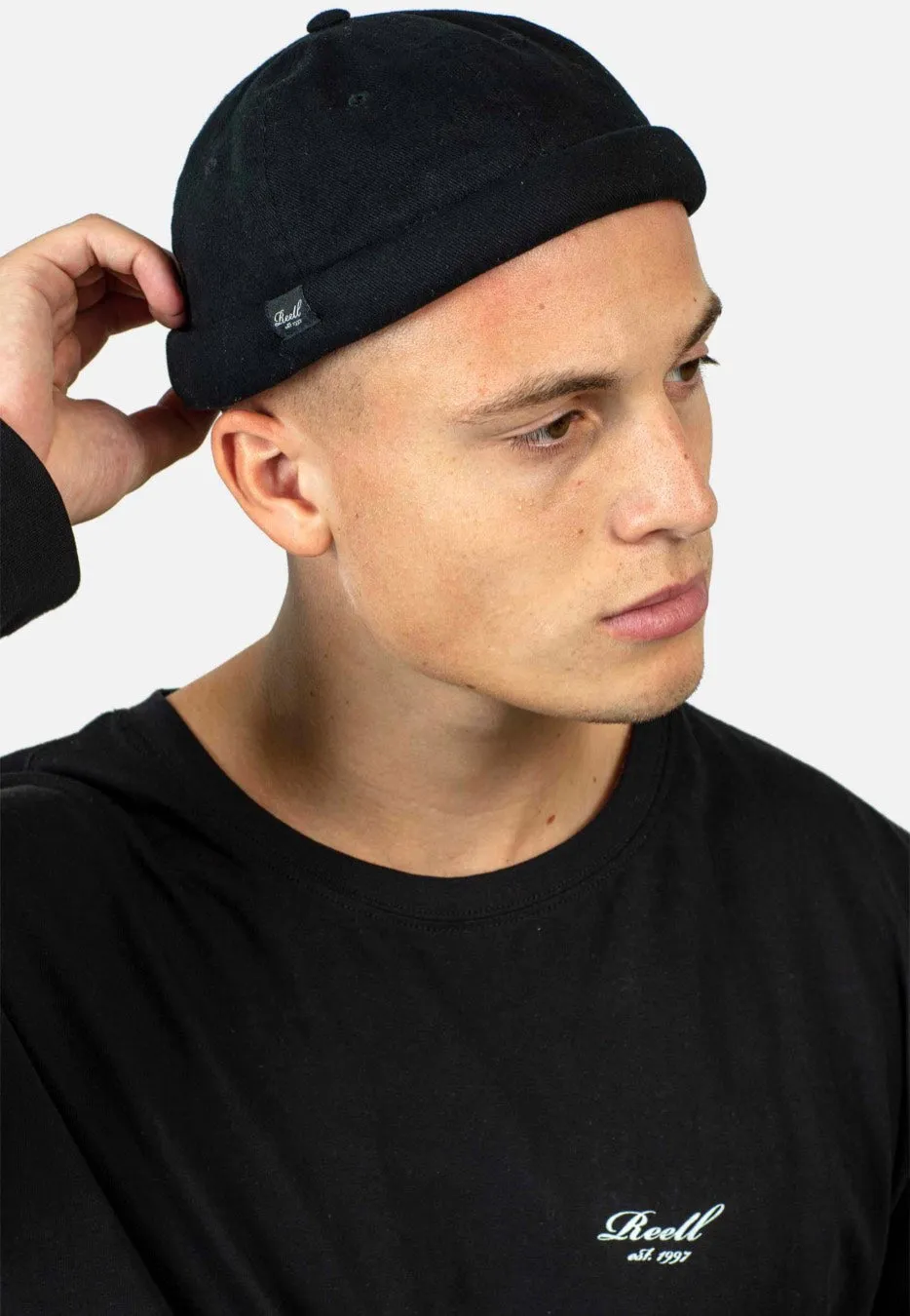 REELL - Docker Black - Docker Cap