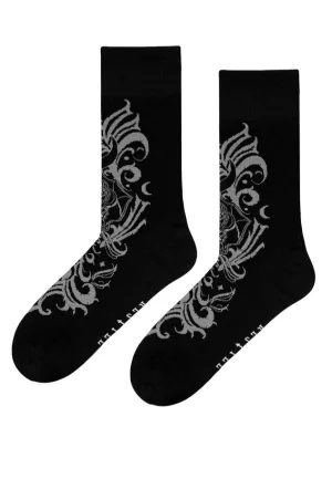 Restyle - Bat Baroque Jacquard - Socks