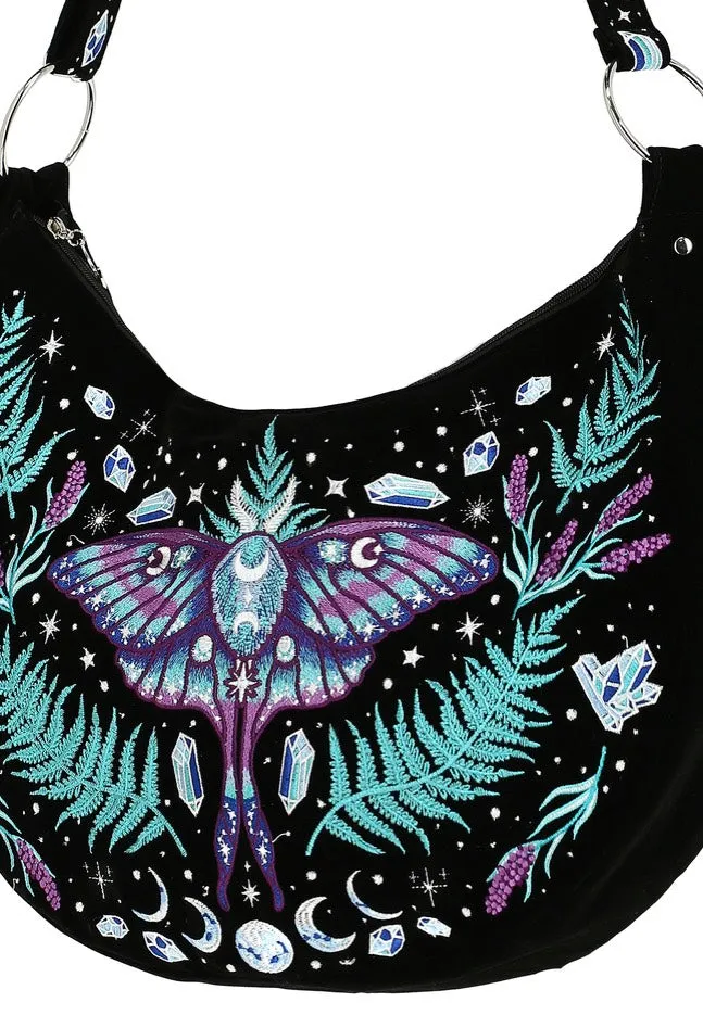 Restyle - Enchanted Forest Hobo With Magical Black - Bag