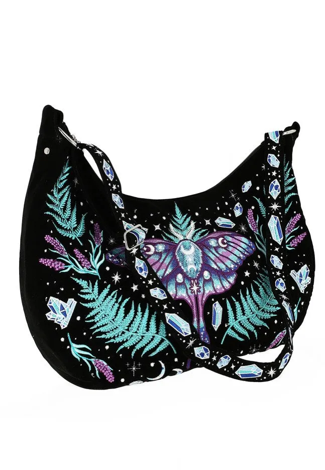 Restyle - Enchanted Forest Hobo With Magical Black - Bag